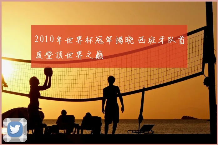 2010年世界杯冠军揭晓 西班牙队首度登顶世界之巅